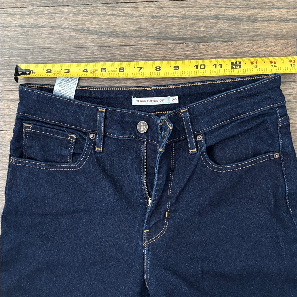Levi's Women's Dark Blue Boot Cut Jeans - Picture 9 of 13